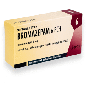 doosje Bromazepam 6MG PCH tabletten – online bestellen